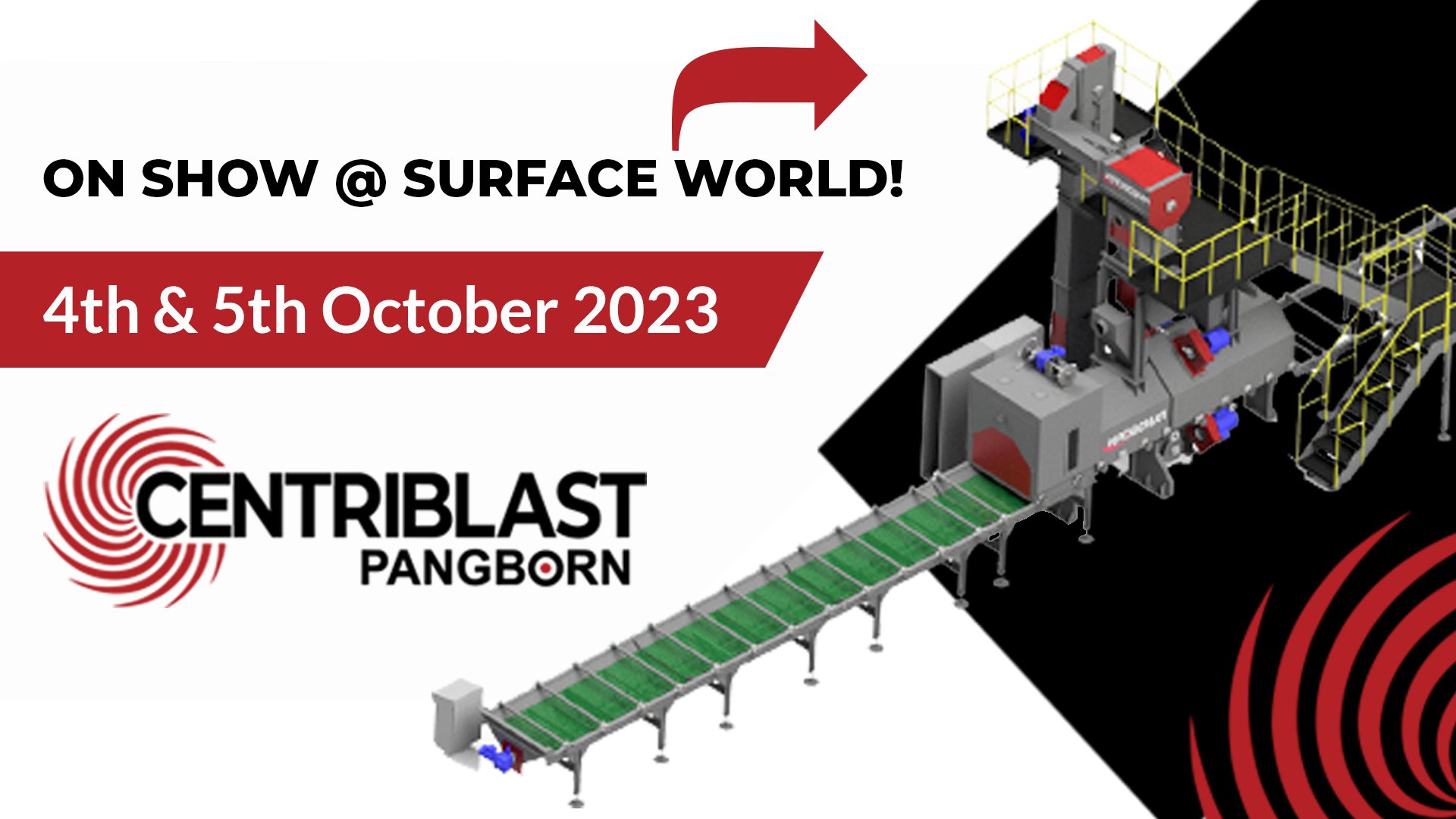 Main Attraction of Surface World 2023 The Centriblast 4D1100 Vertical